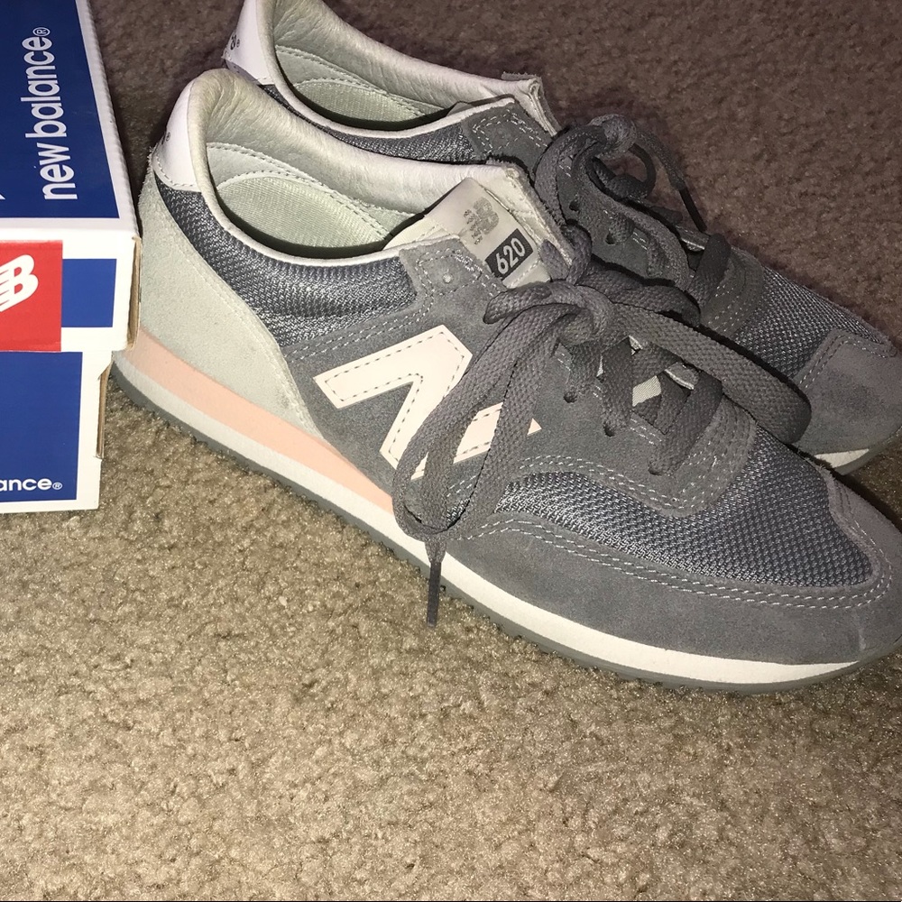 Pink & Grey New Balance 620